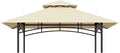 Grill Gazebo Replacement Top 5 x 8 in - Double Layer BBQ Canopy