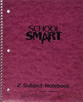 Spiral Perforated 2-Subject College Ruled Notebook - Durable, Binder