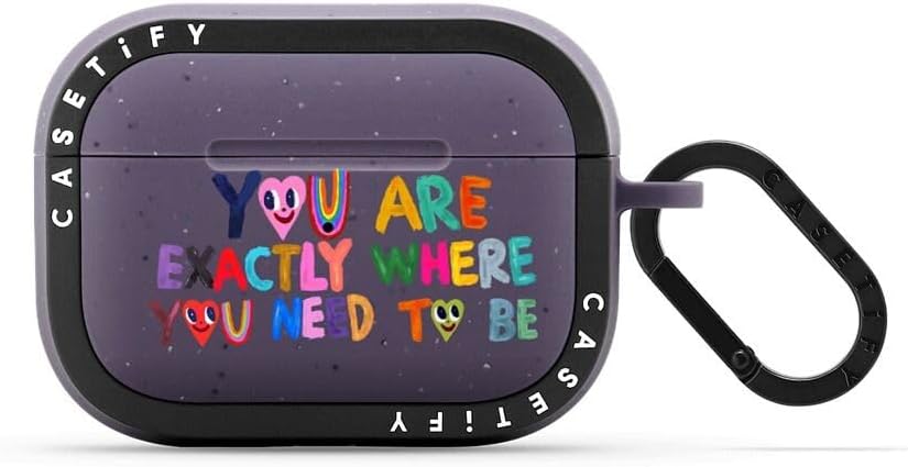 CASETiFY Bounce Airpods Pro Case - Matte Deep Purple Protection