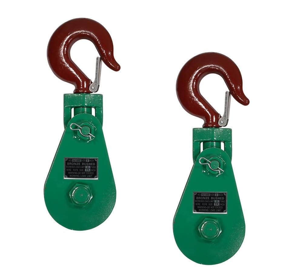 Mytee Products Snatch Block with Shackle WLL 8 Ton for Recovery
