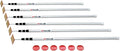ZIPWALL SLP6 12 Foot Spring Loaded Dust Barrier Poles - Quick Dust