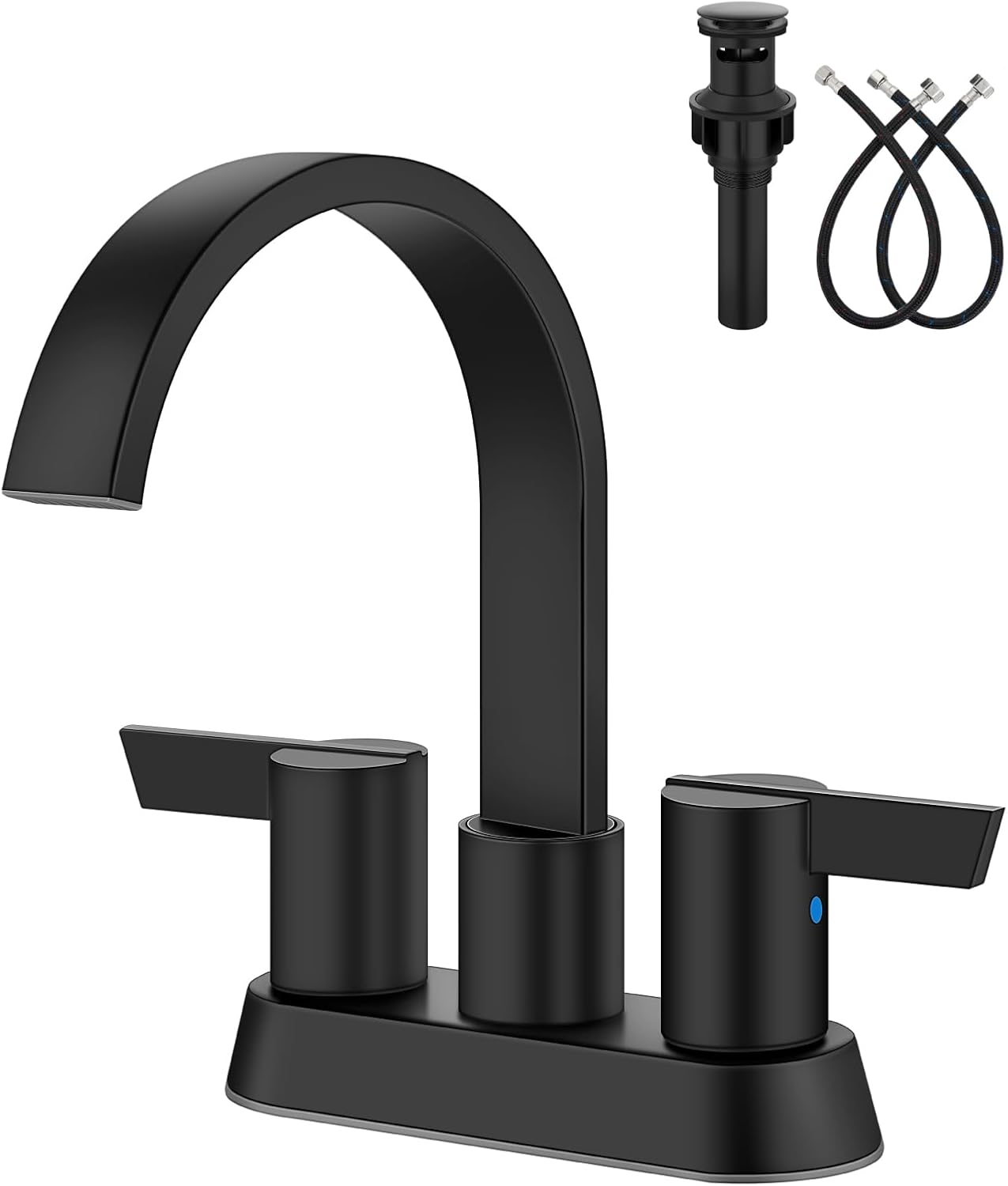 Aolemi Bathroom Faucets for Sink 3 Hole with Pop-Up Drain