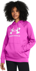 Under Armour Womens Rival Fleece Big Logo Hoodie - Ultra-Soft Cotton