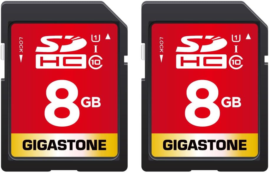 Gigastone 8GB SDHC - High Speed Memory Cards for All Devices