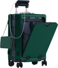 NOBL Travel Carry On Luggage - Zipperless Aluminum Frame Carry-On