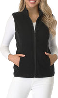 Fuinloth Women's Fleece Vest - Cozy Sleeveless Layer with Zip Pockets