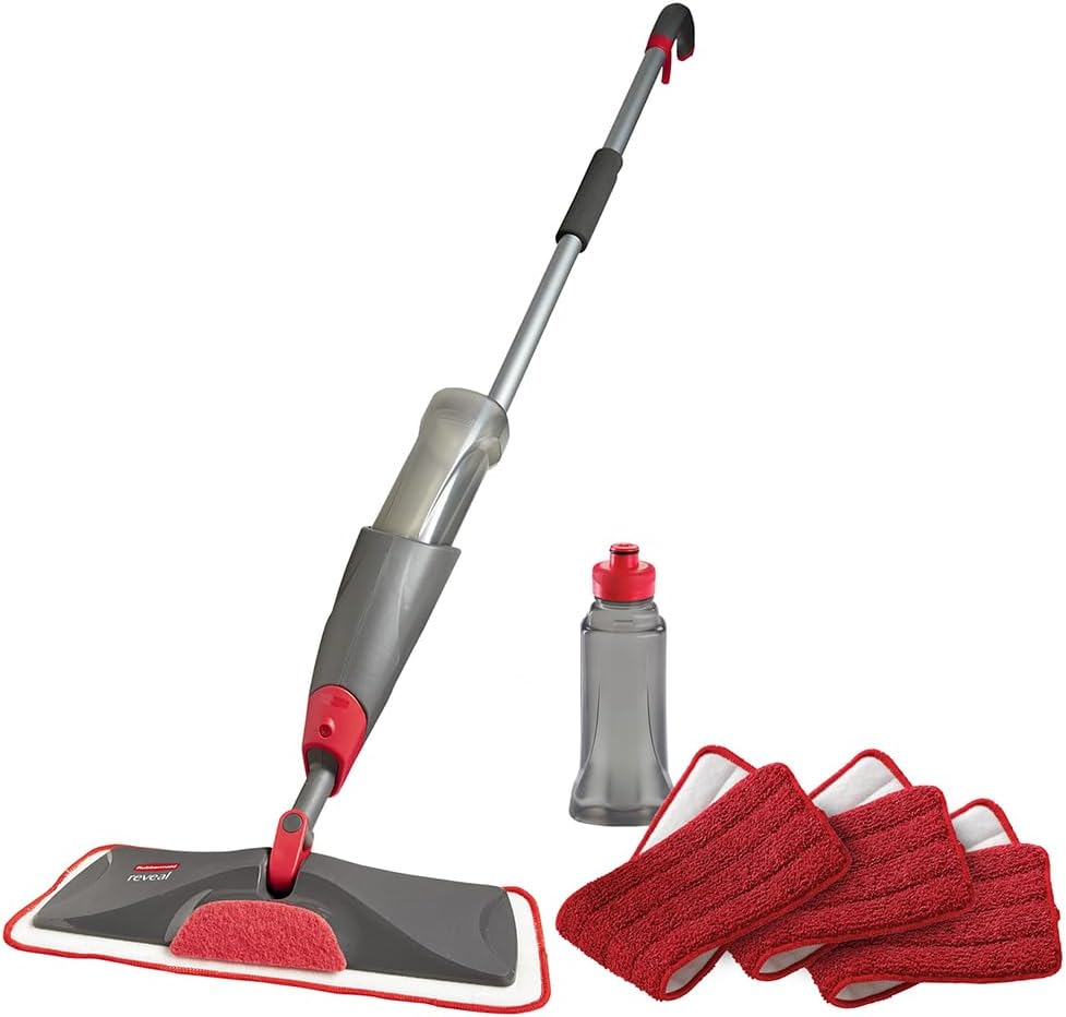 Rubbermaid Reveal Spray Mop Kit - Cordless, Multi-Surface Cleaning