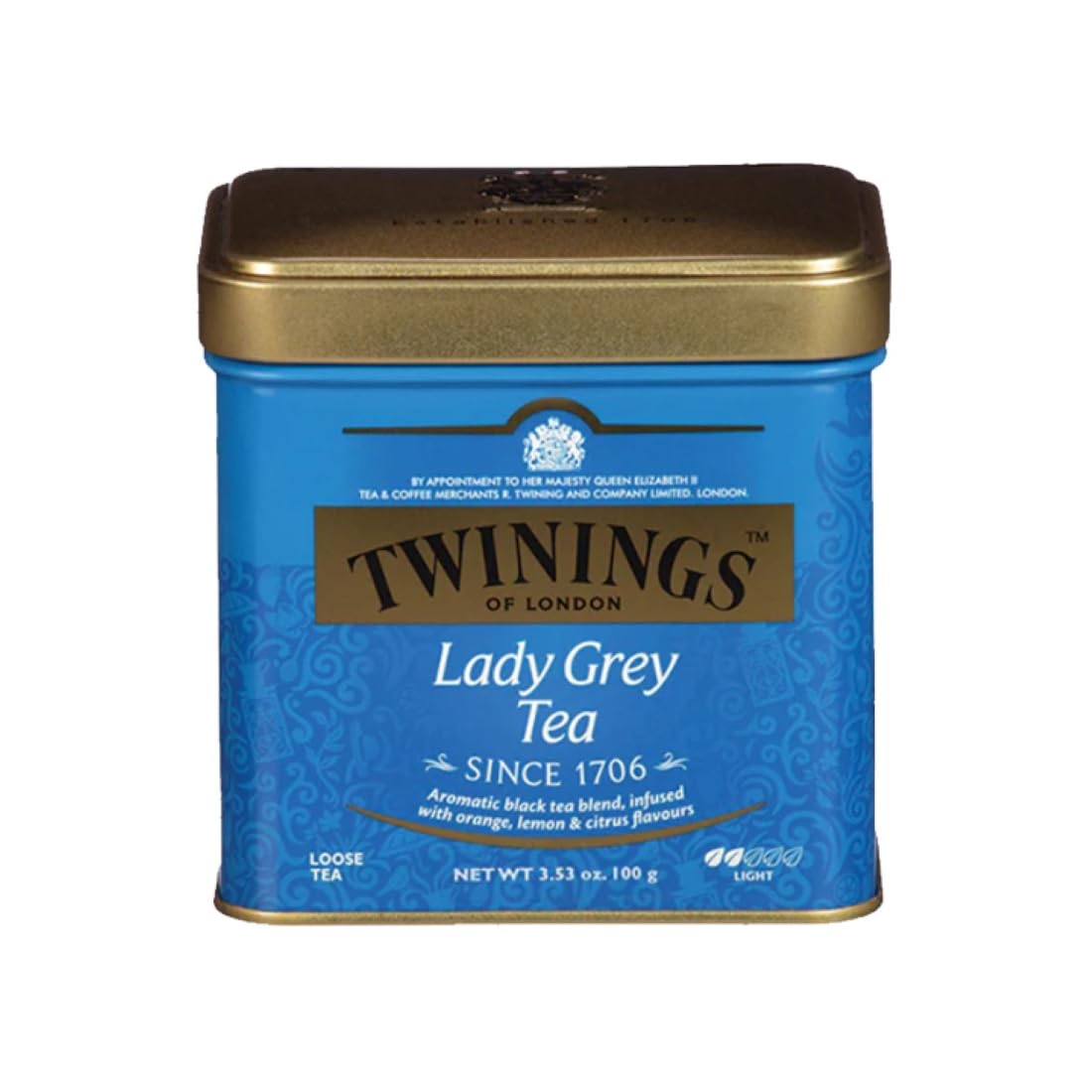 Twinings Lady Grey Loose Black Tea Tins with Citrus Flavor