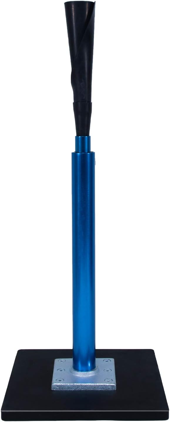 Professional Baseball Batting Tee with Adjustable Height 24-46 in