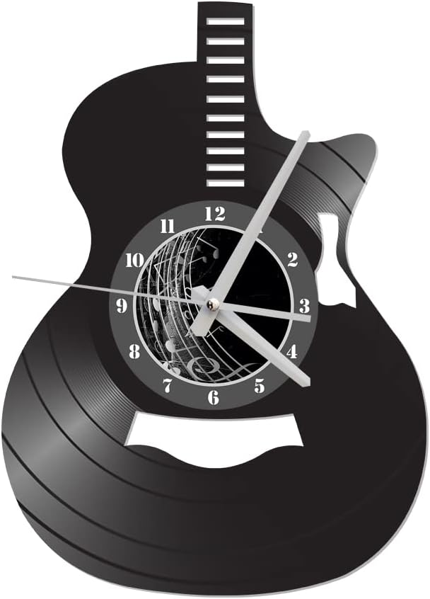 Retro Acoustic Sound - Vinyl Clock