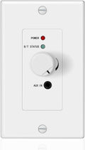 Bluetooth Audio Receiver Wall Plate Mount with Subwoofer Output - 45W