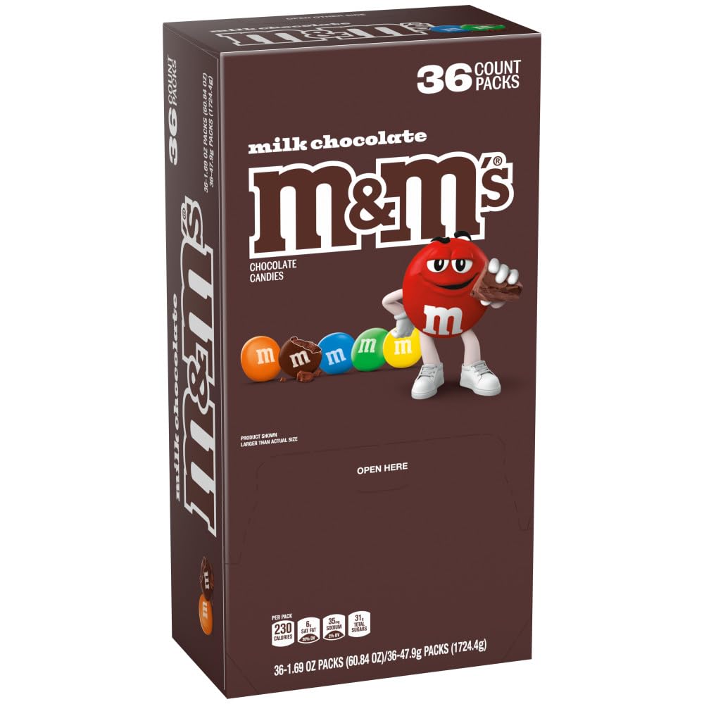 M&M'S Milk Chocolate Candy Bulk Pack for Sharing and Fun