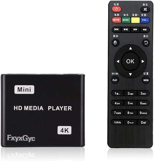 4K Ultra HD HDMI Media Player for Multimedia Playback Needs