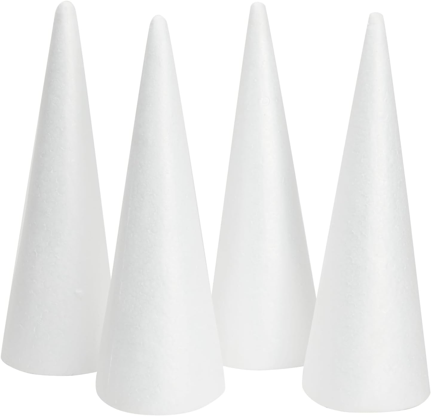 Juvale Foam Cone Pack for DIY Craft Projects and Floral Arrangements