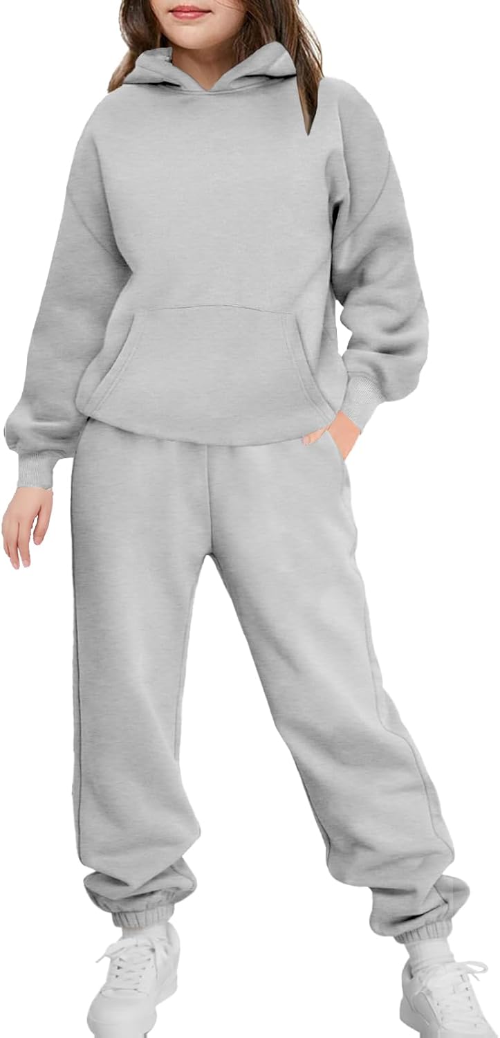 Arshinet Girls 2 Piece Outfits Hoodie Sweatsuit Sets for Fall