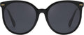 DUCO Oversized Polarized Sunglasses for Women - Retro Mirrored UV400