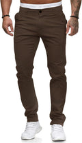 HUNGSON Men's Chinos Trousers for Stylish Comfort and Versatility
