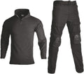 HARGLESMAN Men's Tactical Military Suit - Durable Combat Shirt & Pants