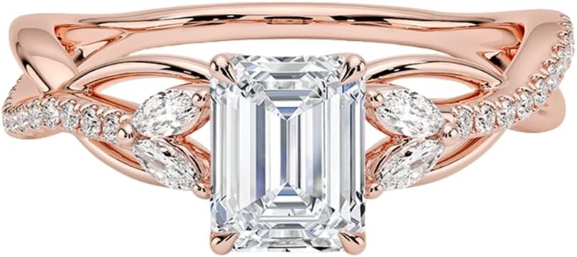 1-3 CT Moissanite Engagement Ring for Timeless Love
