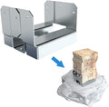 4x4 Galvanized Post Base Steel Post Anchor - Stable Deck Support