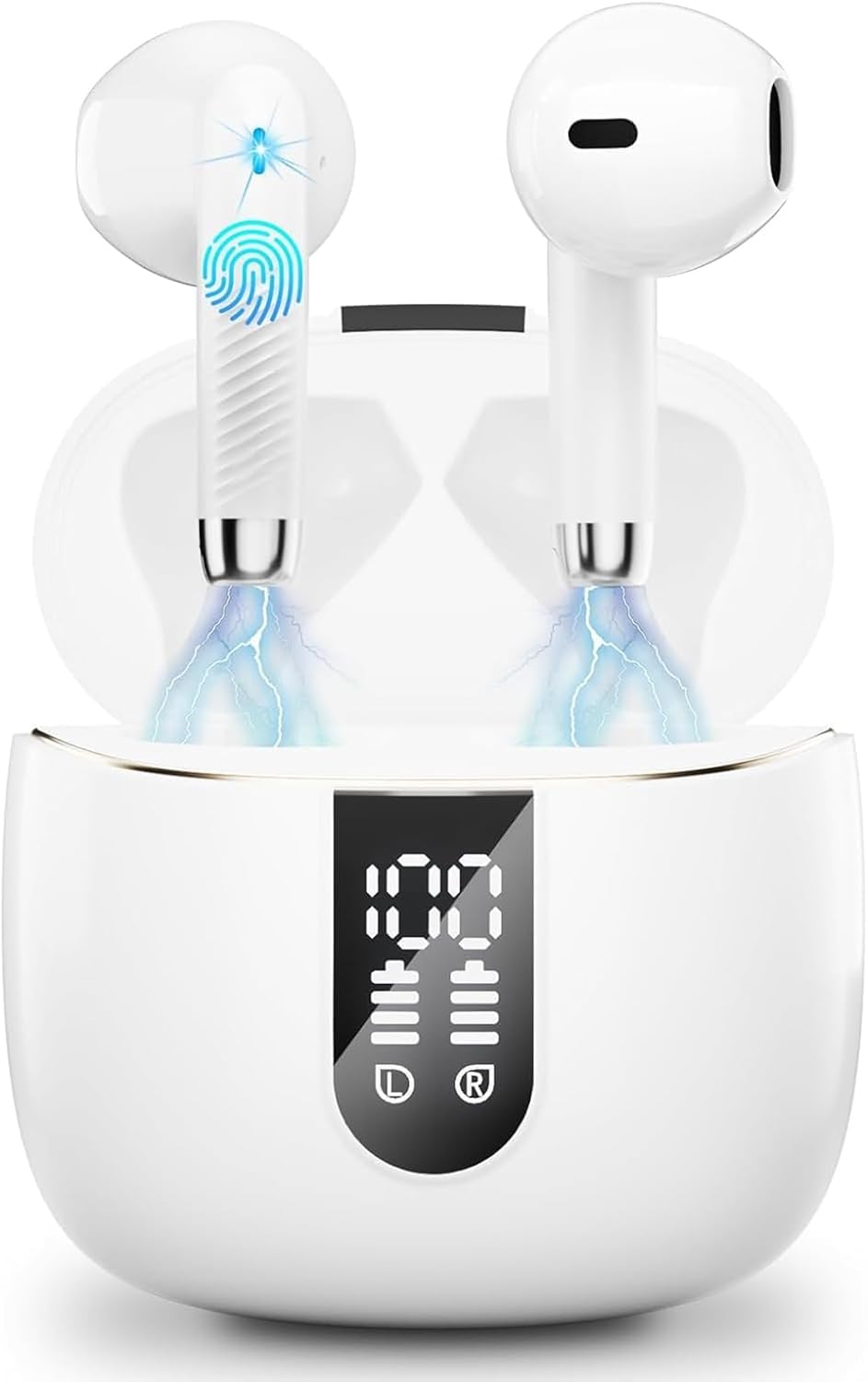 QXQ Wireless Earbuds: 40H ANC Stereo Bass, IP7 Waterproof