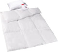 Toddler Goose Down Comforter 41x48 - Lightweight All-Season Duvet