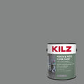 KILZ Low-Lustre Enamel Porch & Patio Latex Floor Paint - Durable Slate