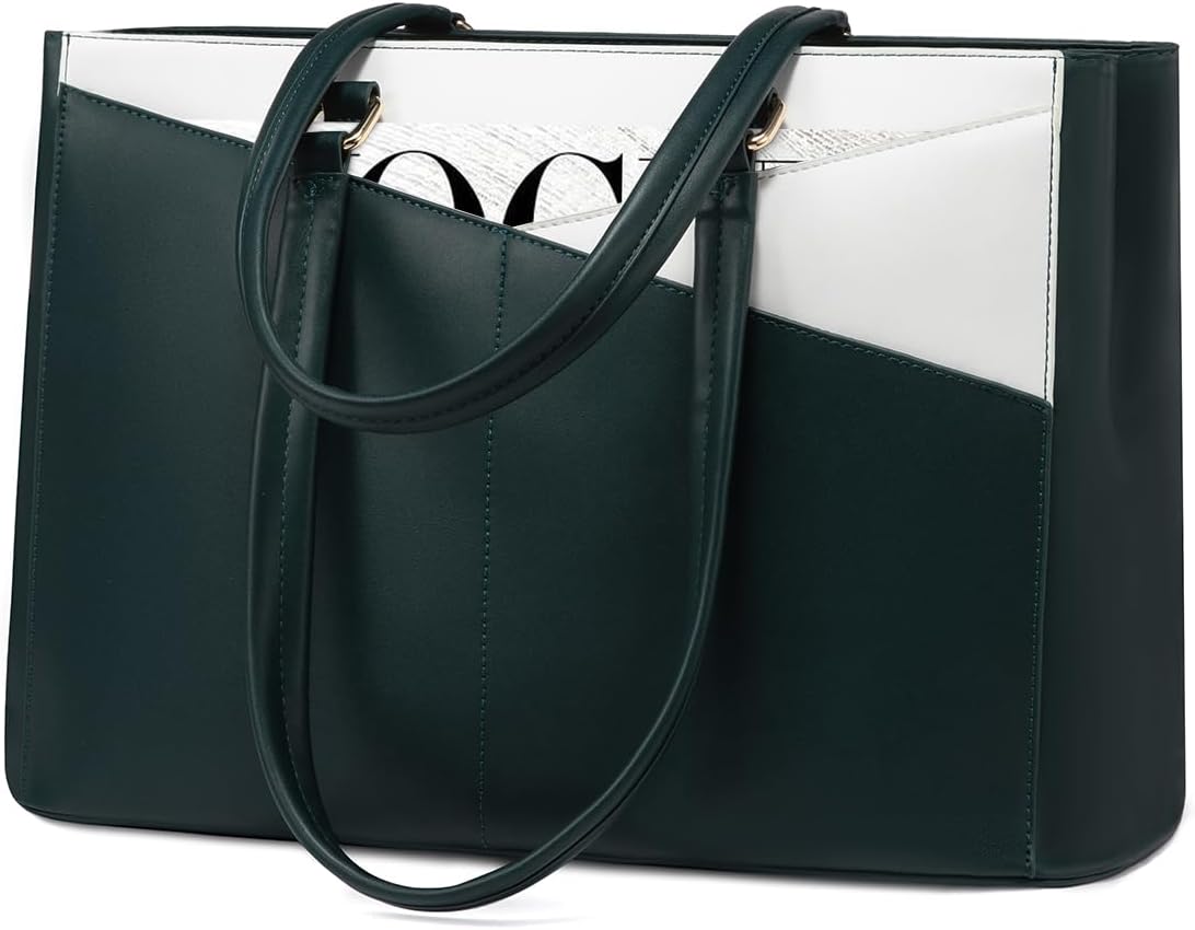 LOVEVOOK Laptop Bag for Women - Stylish 15.6 Inch Tote