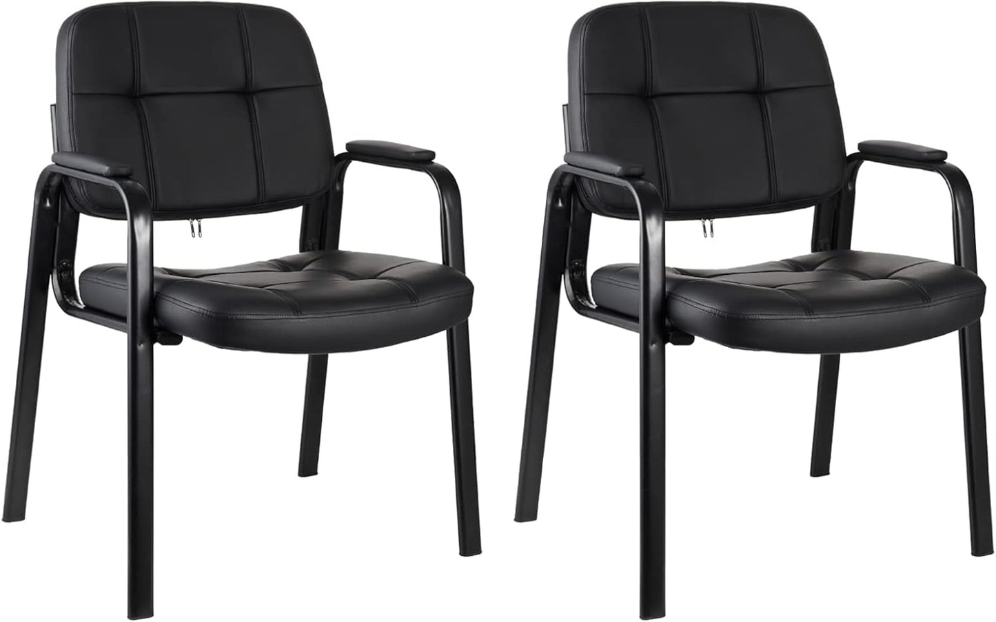 CLATINA Classic Reception Chair with Padded Armrests for Comfort