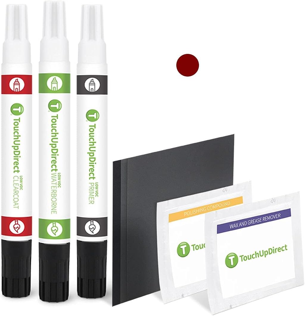 TouchUpDirect PR2 Scarlet Red Pearl Car Touch Up Paint Combo