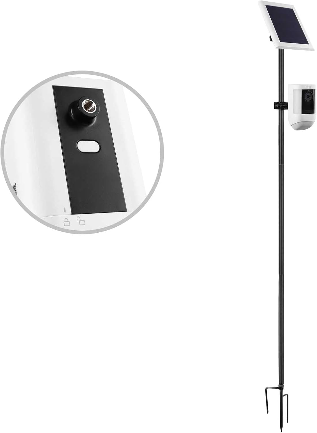 Universal Ground Stake Mount Bracket for Outdoor Security Cameras