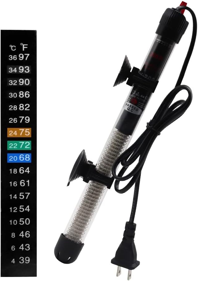 100W Submersible Fish Tank Heater | Precise Thermostat