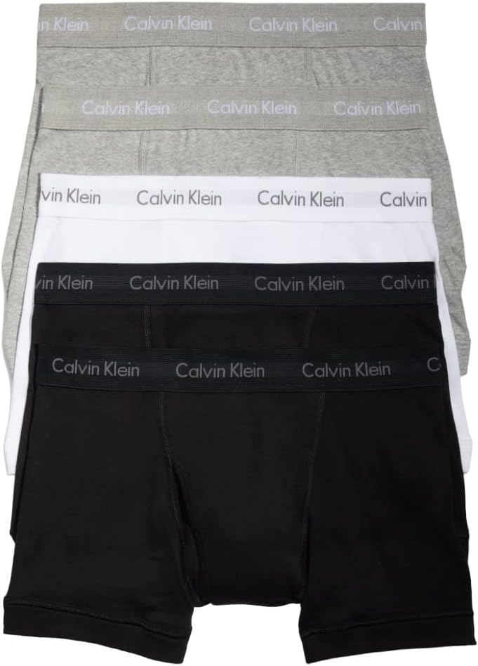 Calvin Klein Men's Cotton Classics 5-Pack Trunk for Comfort