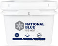 National Blue Snow Salt Ice Melt 20lb Bucket - Fast Acting, Pet