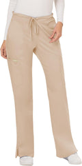 Cherokee Scrubs Mid Rise Moderate Flare Drawstring Pant (Style 5FLF)