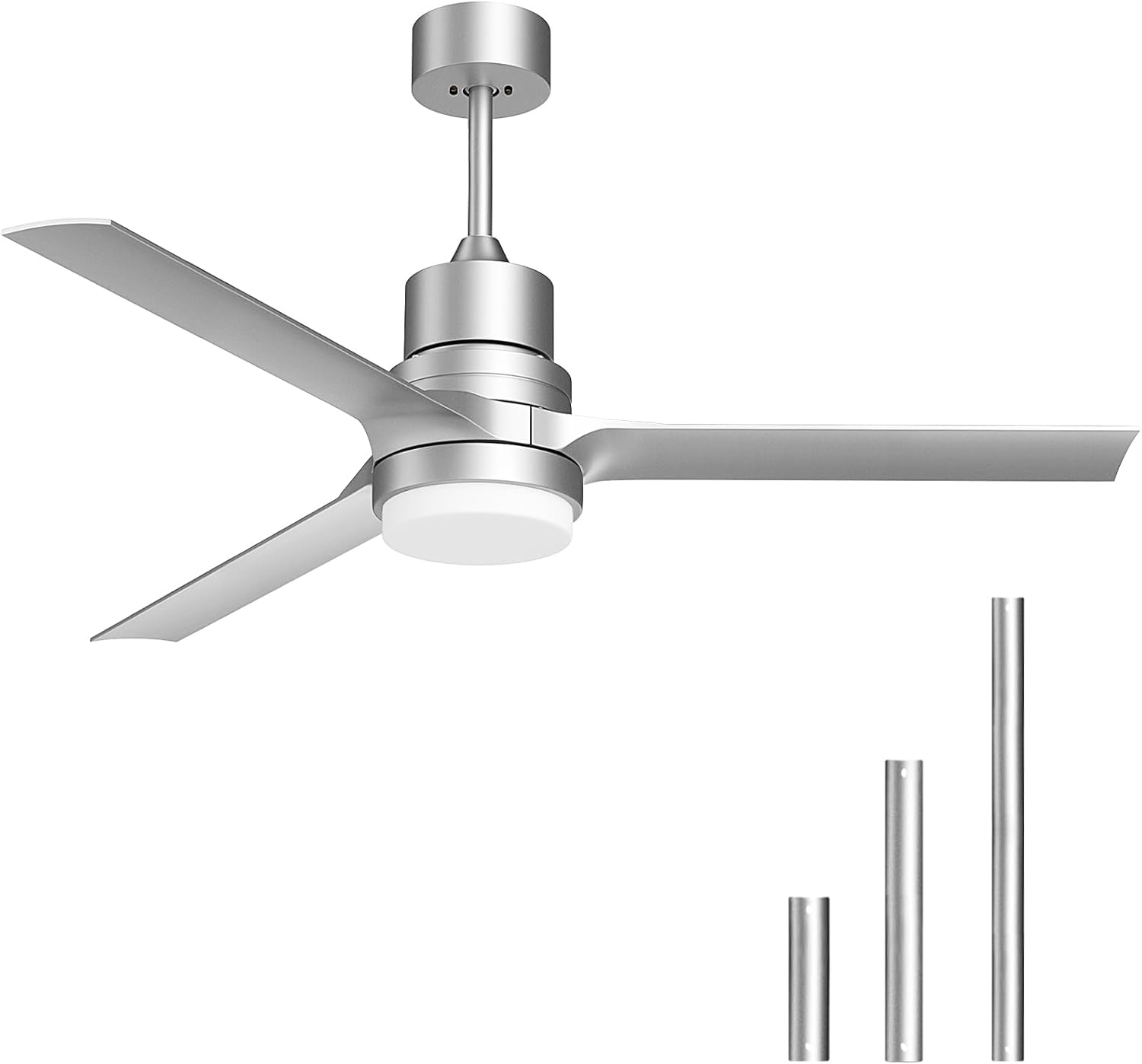 52-inch Modern Ceiling Fan with Lights and Remote Control