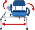 Premium Swivel Shower Chair for Seniors - Blue