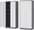 Metal Storage Cabinet 72 in Tall Steel File Cabinet - Secure Large