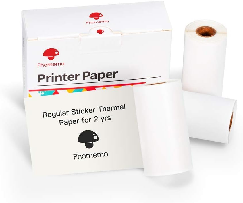 Phomemo Glossy Sticker Paper Bundle - High-Quality Printing
