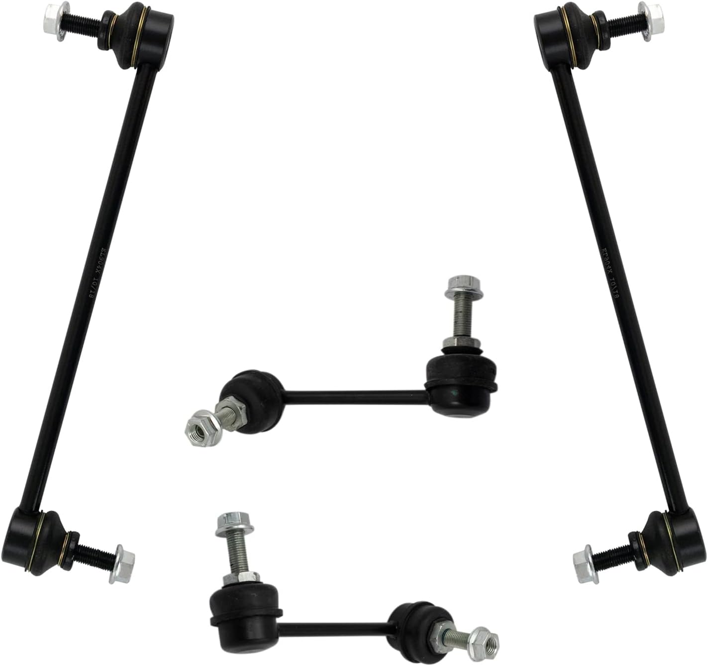 TRQ Front & Rear Sway Bar Stabilizer Link Set for Dodge Dart