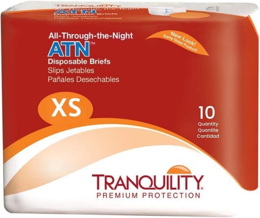 Tranquility Premium ATN Disposable Briefs for Overnight Comfort