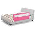 59 in Pink Bed Rail for Toddlers - Extra Long Folding Bed Guard