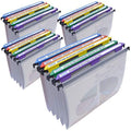 Ultimate Office MagniFile Hanging File Folders - Clear Frost, Set