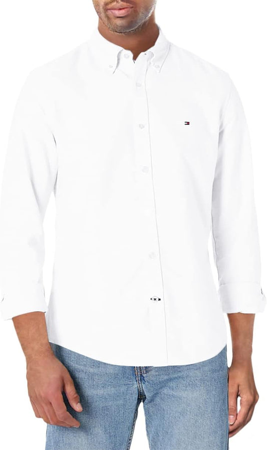 Tommy Hilfiger Men's Long Sleeve Button Down Oxford Shirt Review