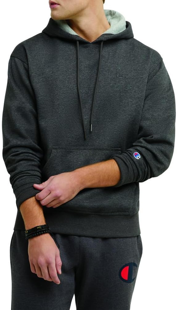 Champion Men's Powerblend Hoodie - Cozy Fleece Comfort
