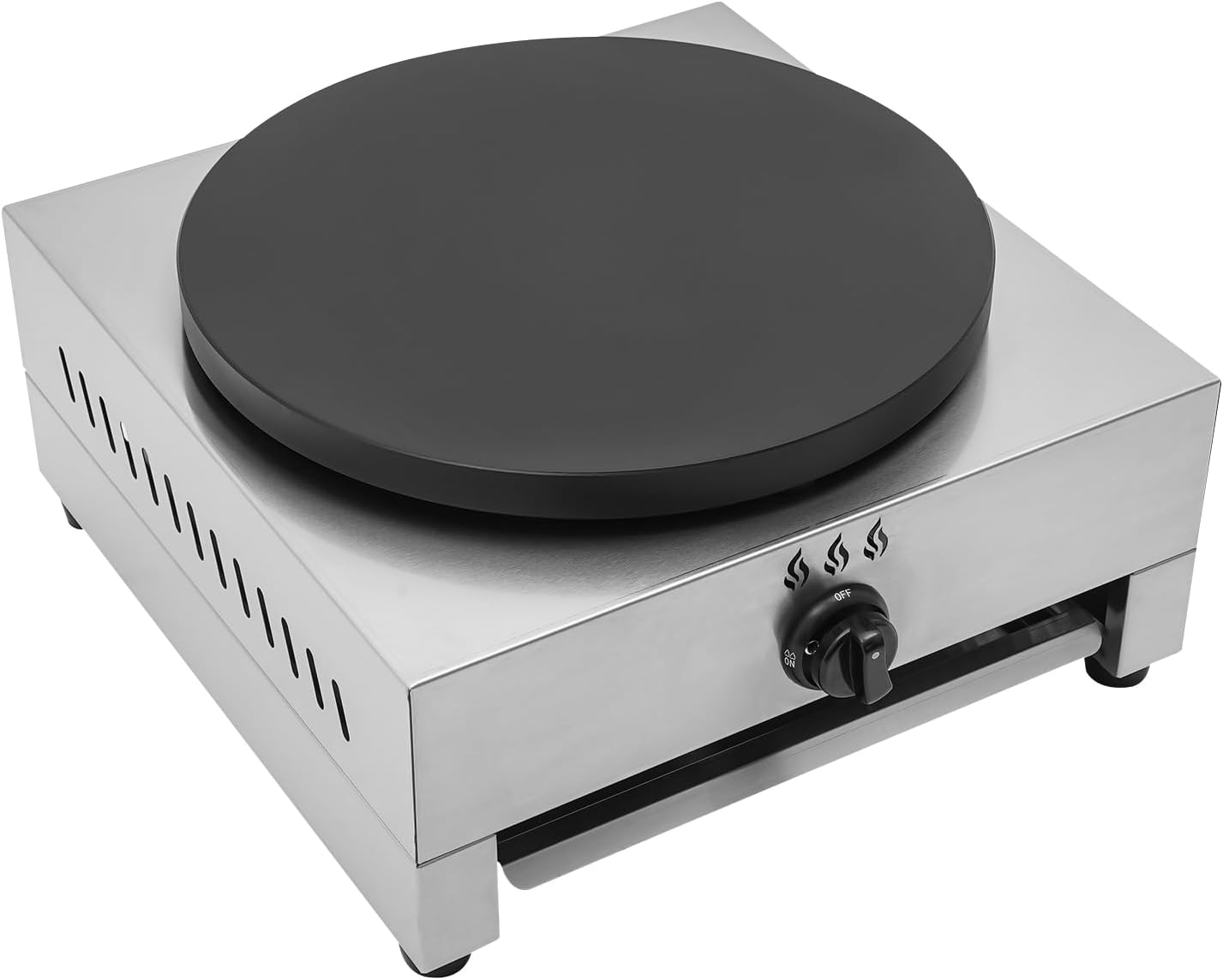 16-Inch Stainless Steel Pancake Oven - Gas-Powered Efficiency!