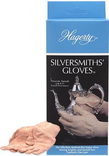 Hagerty Silversmith's Gloves - Tarnish-free Shine