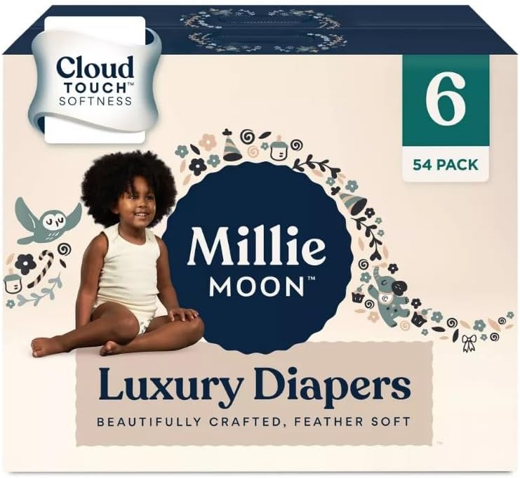 Ultra-Absorbent Luxury Diapers - Size 6, 54 Count