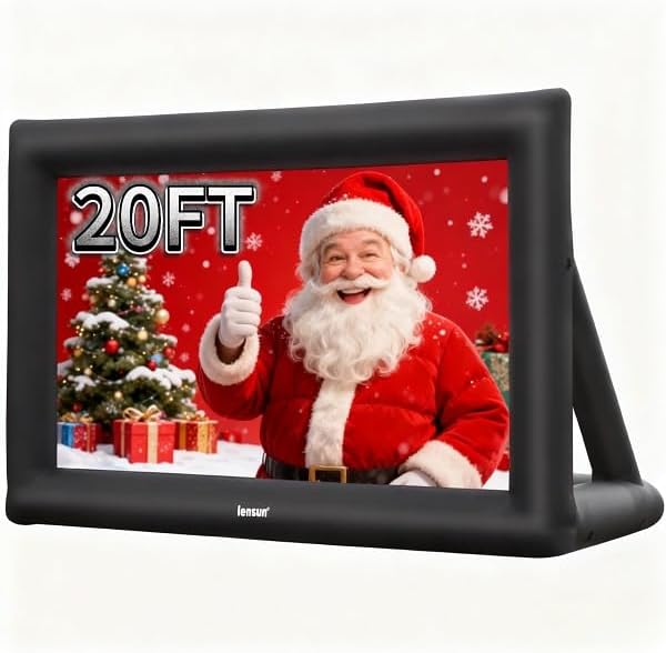20FT Inflatable Projector Screen for Outdoor Movie Fun