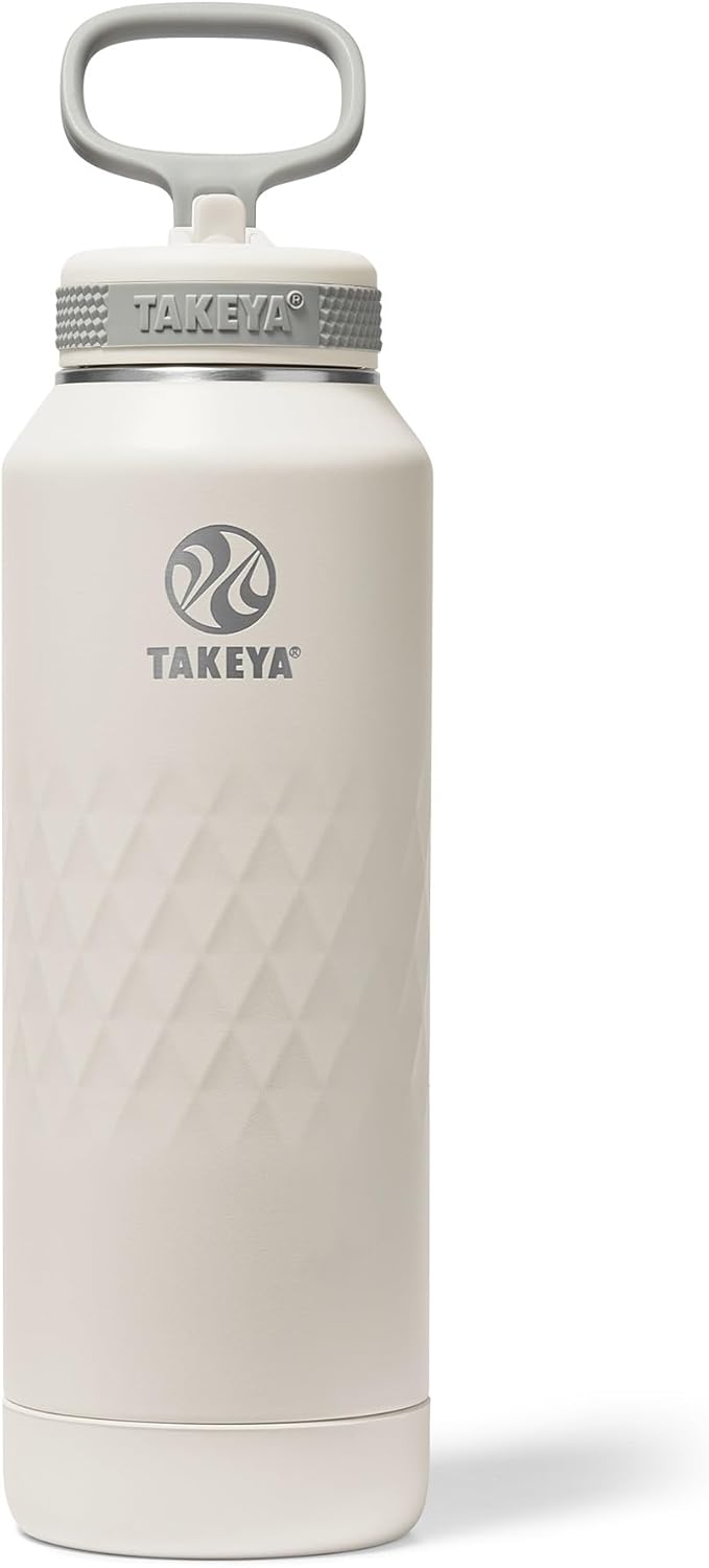 Takeya Sport 40 oz Triple-Insulated Stainless Steel Water Bottle